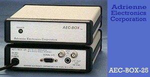 Photo - 'AEC-BOX-25'  VITC to LTC translator, LTC generator w/front & rear views