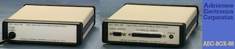 'AEC-BOX-88' - Simple RS232/RS422 Serial Machine Control of Parallel Devices